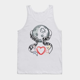 I love you to the moon and back Tank Top